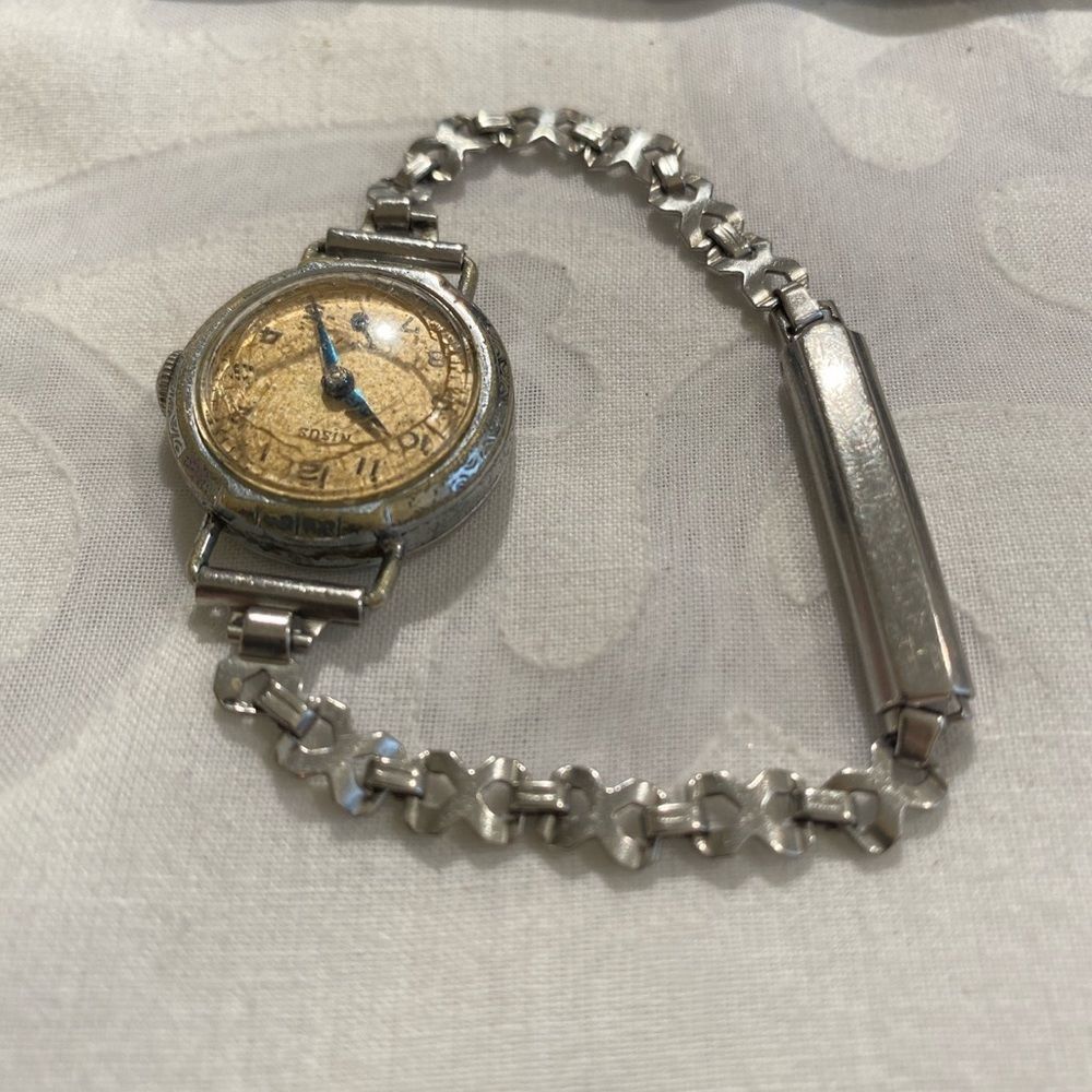 Vintage Antique 1930’s Art Deco Nisus Silver Winding Watch - Picture 10 of 10